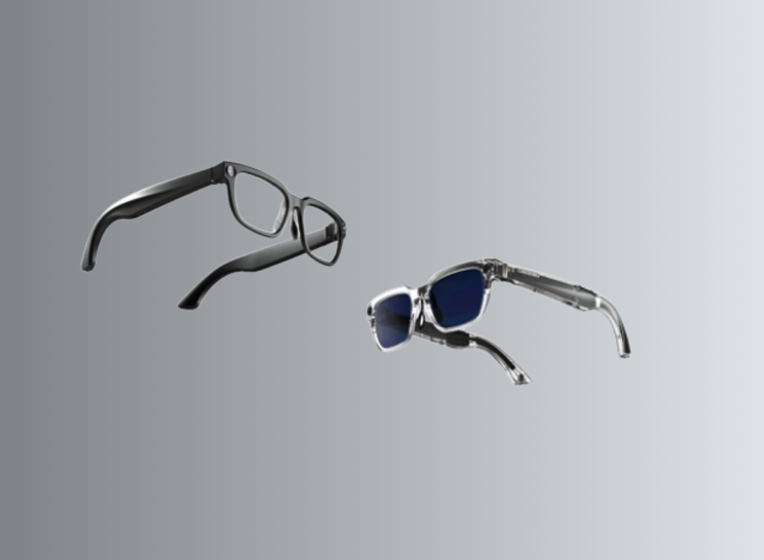 Produktansicht von Smart Glasses als White-Label-Basis für OEM-Projekte und kundenspezifische Wearable-Entwicklung