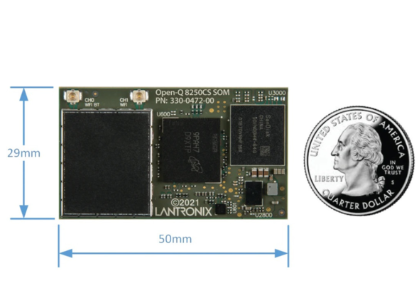 Lantronix Open-Q 8250CS SOM | © Atlantik Elektronik GmbH Lantronix Open-Q 8250CS SOM | © Atlantik Elektronik GmbH