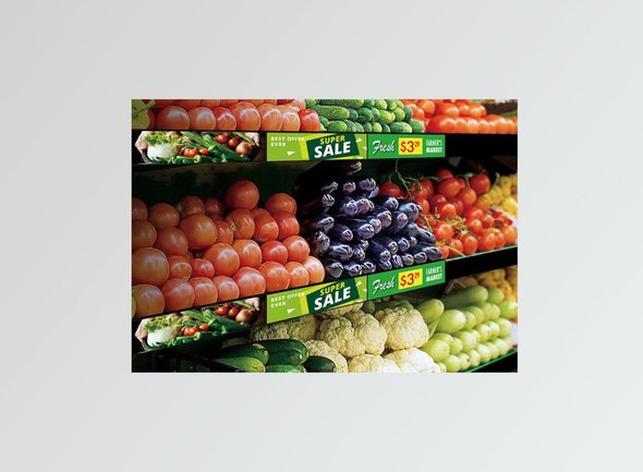 Digitale Regalbeschilderung für den Einzelhandel | © Atlantik Elektronik GmbH