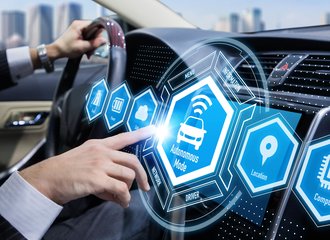 E-Car with touchless haptic | © Atlantik Elektronik GmbH