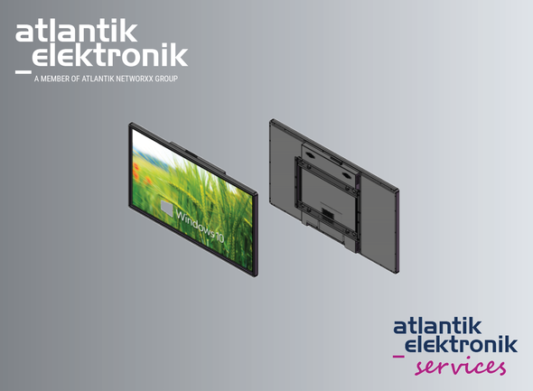 POS terminal for instore advertising | © Atlantik Elektronik GmbH Complete ODM solution from Atlantik Services | © Atlantik Elektronik GmbH
