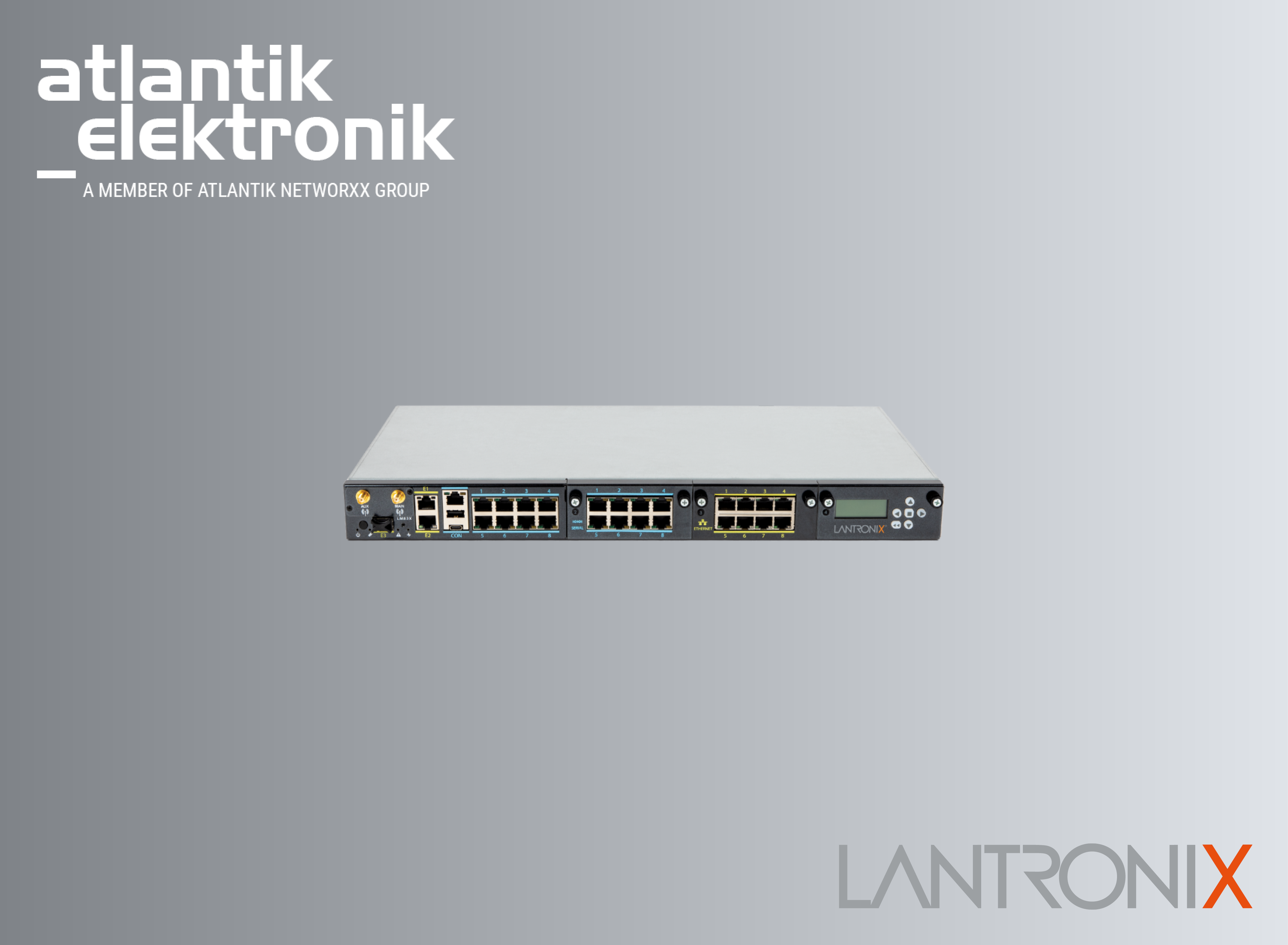 Lantronix LM83X AI-Driven OOBD Advanced Console Server | © Atlantik Elektronik GmbH