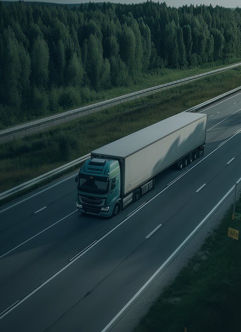 Truck on the highway | © Atlantik Elektronik GmbH