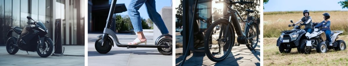 E-Scouter, Motorräder, E-Bikes, Fahrzeuge | © Atlantik Elektronik GmbH