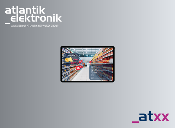 Super Market Cart Display by _ATXX | © Atlantik Elektronik GmbH